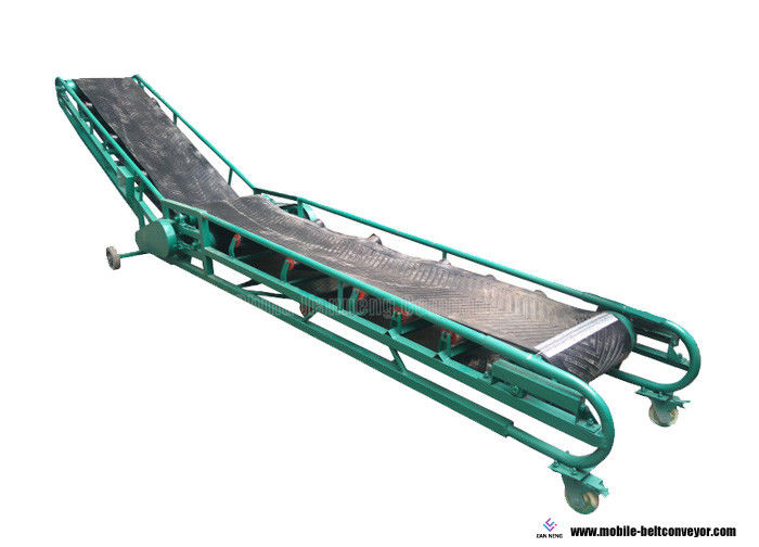 Nastro trasportatore resistente di caricamento, nastro trasportatore portatile verde per le scale