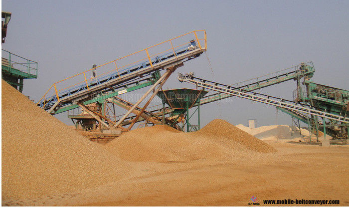 caricamento del camion del acciaio al carbonio di larghezza di 1200mm - di 400mm che scarica trasportatore per cemento
