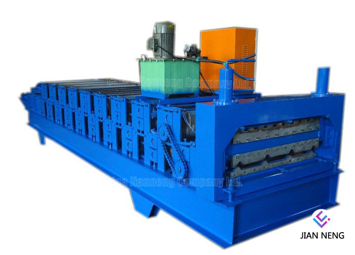 Macchina trapezoidale d'acciaio colorata della laminazione, metallo automatico di controllo dello SpA che forma macchina