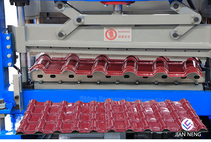 Rotolo d'acciaio ondulato mattonelle lustrato che forma lo strato a macchina MachineWith del tetto 18 stazioni di formazione