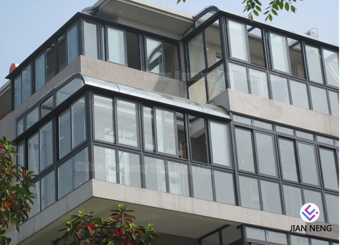 Parete divisoria Windows di alluminio e vetro E basso delle porte per l'edificio per uffici