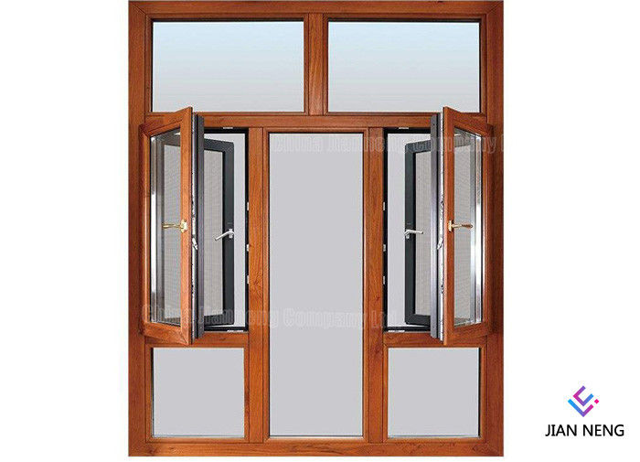 Termale - rottura Windows di alluminio e porte 6063 - finestra francese della stoffa per tendine della glassa del doppio T5
