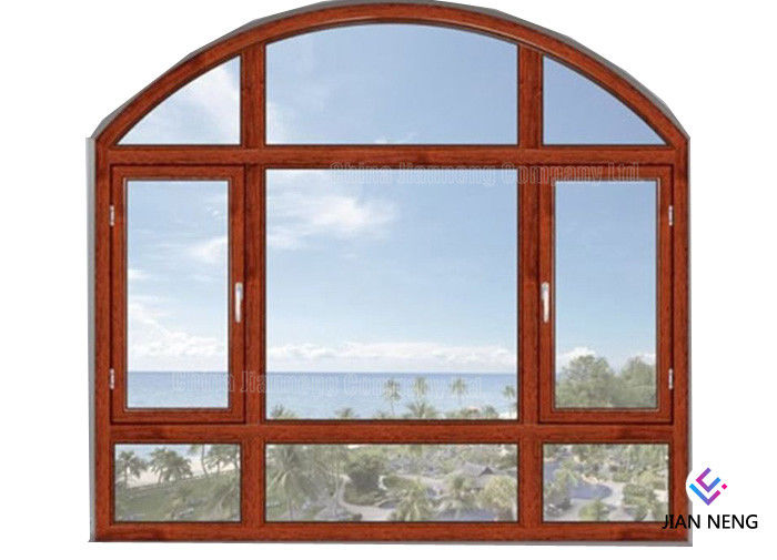 Termale - rottura Windows di alluminio e porte 6063 - finestra francese della stoffa per tendine della glassa del doppio T5