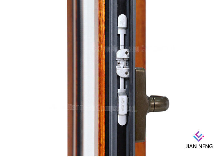 Porte di alluminio della stoffa per tendine di stile dell'Australia, alluminio che fa scorrere le porte del patio con vetro glassato temperato