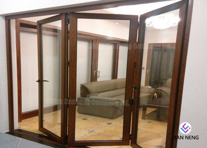 Porte pieganti di alluminio del patio della porta di piegatura della Bi delle porte di piegatura per uso della villa
