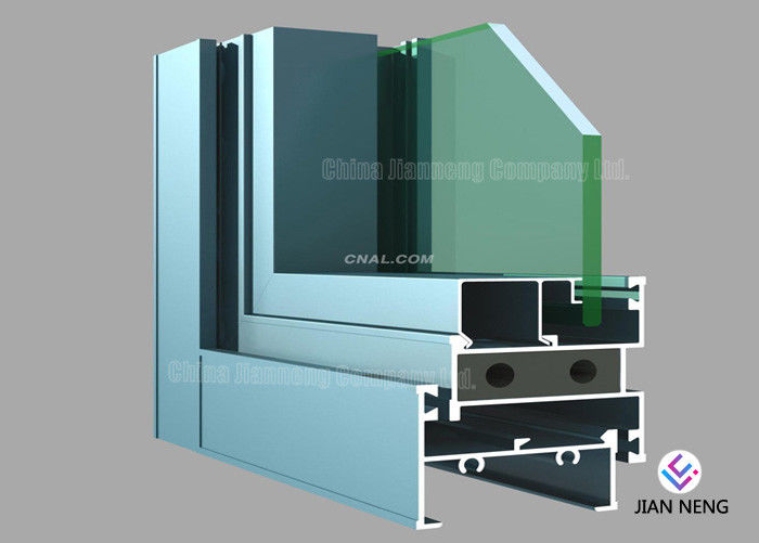Profili di alluminio del portello scorrevole di 6063 serie, profilo di vetro di alluminio di rivestimento del mulino per la porta a battenti