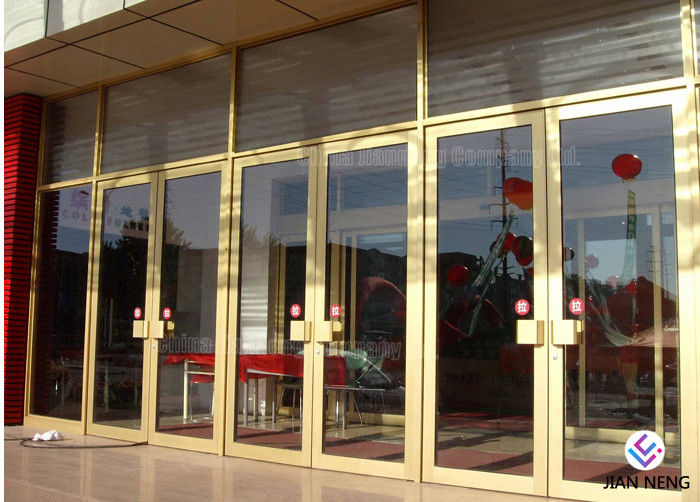 Profili di alluminio del portello scorrevole di 6063 serie, profilo di vetro di alluminio di rivestimento del mulino per la porta a battenti