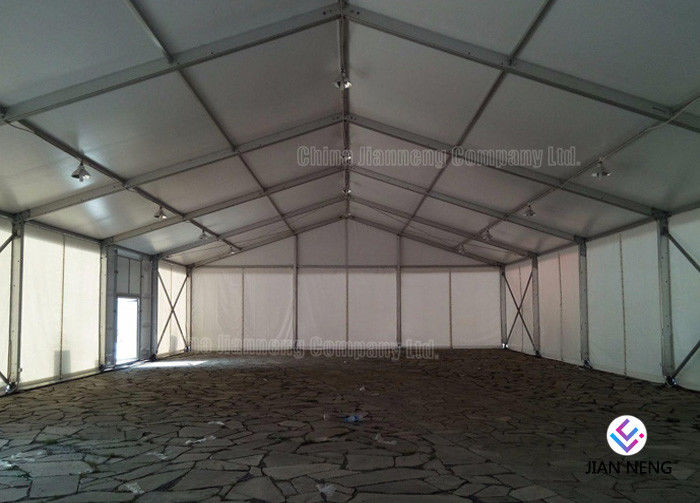 Grande tenda industriale esterna professionale di stoccaggio con la larghezza della porta 20 30M di rotolamento