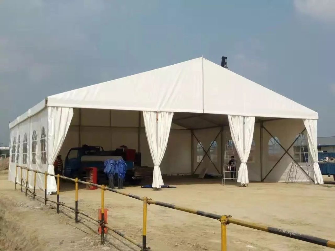Tenda all'aperto di alluminio su misura della copertura di PVC della struttura di dimensione per vivere/stoccaggio