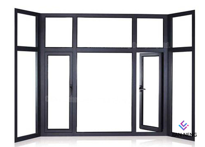 Finestra di alluminio di profilo di vetro insonorizzato e porta Windows e dimensione standard delle porte