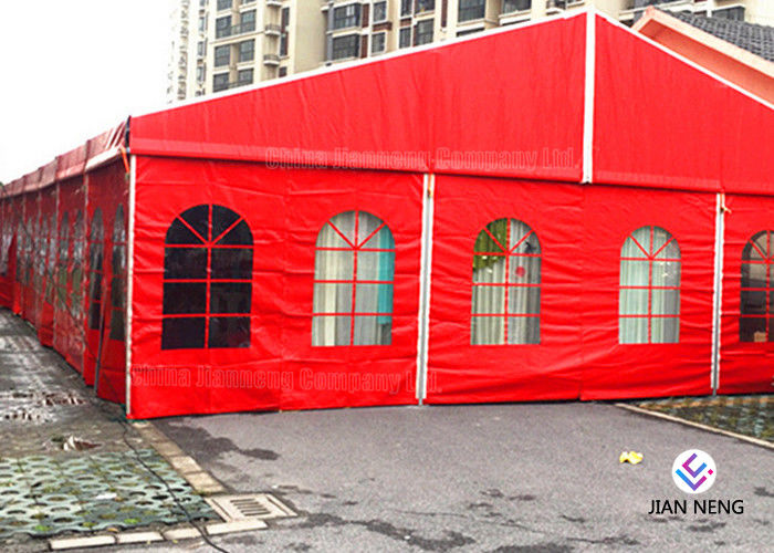 Sistemi di alluminio rossi del tetto della capriata, bella tenda dei sistemi della capriata di illuminazione del DJ con lo stato dell'aria
